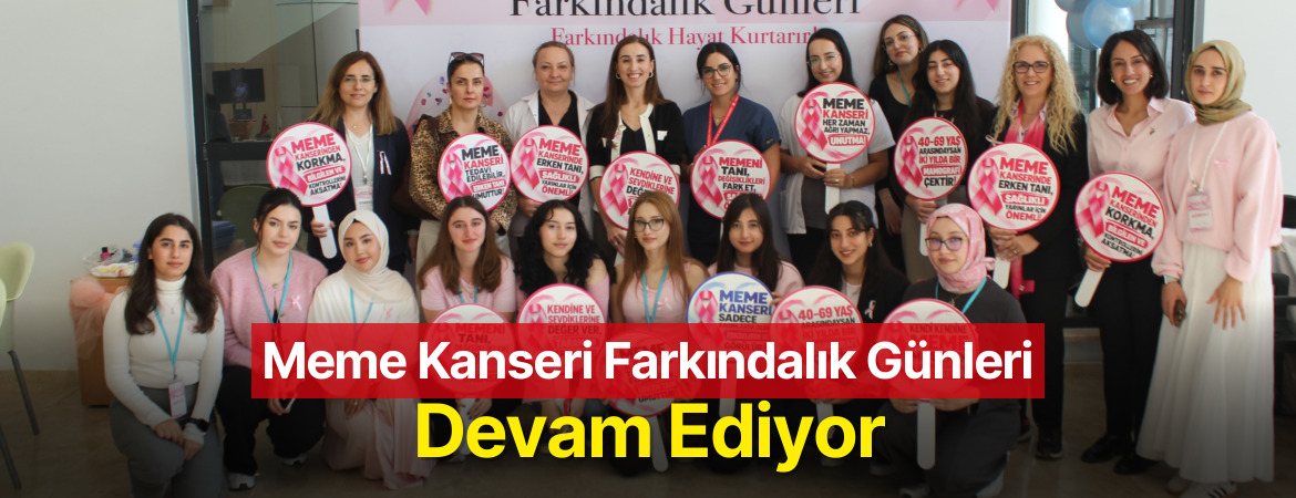 Meme Kanseri Farkındalık Günleri Devam Ediyor