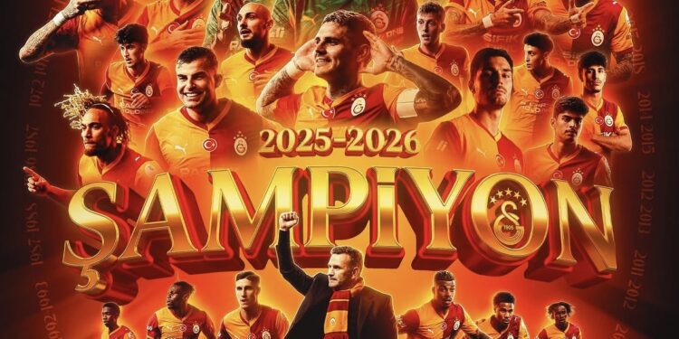 Galatasaray İkinci Kez 4 Sene Üst Üste Şampiyon Oldu